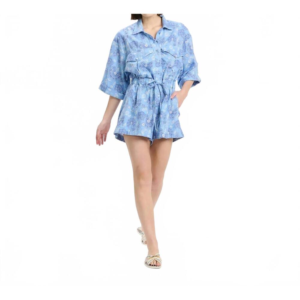 NEW MISS JUNE PARIS rada romper in blue